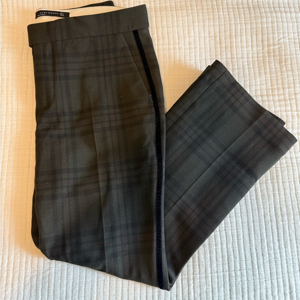 Zara Plaid Trousers